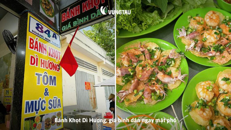 Bánh Khọt Dì Hương, giá bình dân ngay mặt phố