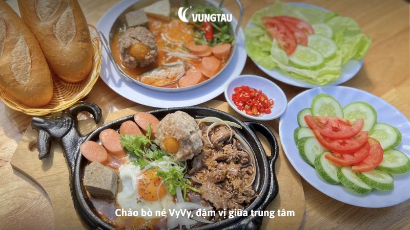Chảo bò né VyVy, đậm vị giữa trung tâm
