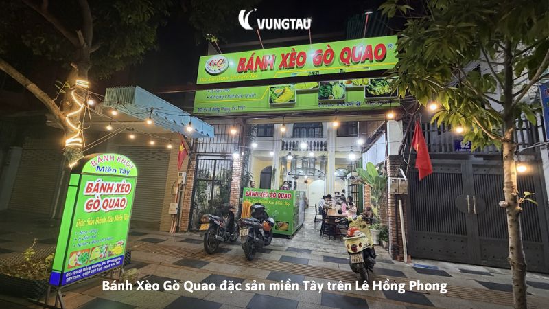 Bánh Xèo Gò Quao đặc sản miền Tây trên Lê Hồng Phong