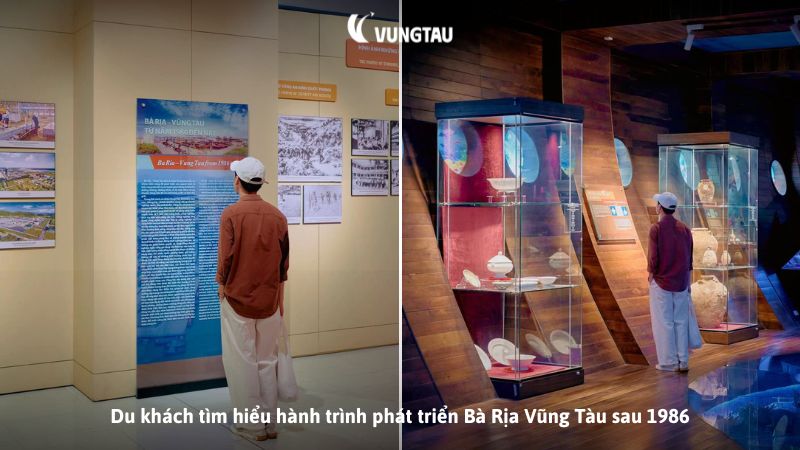 Du khách tìm hiểu hành trình phát triển Bà Rịa Vũng Tàu sau 1986