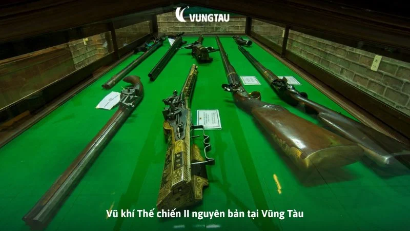 Vũ khí Thế chiến II nguyên bản tại Vũng Tàu