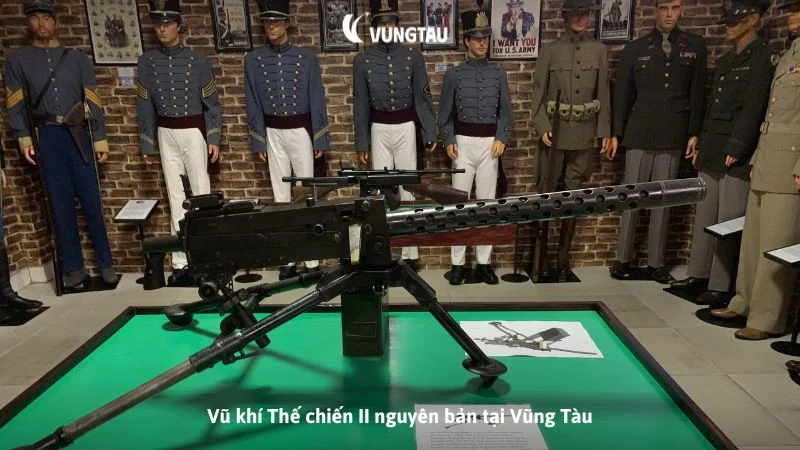 Vũ khí Thế chiến II nguyên bản tại Vũng Tàu