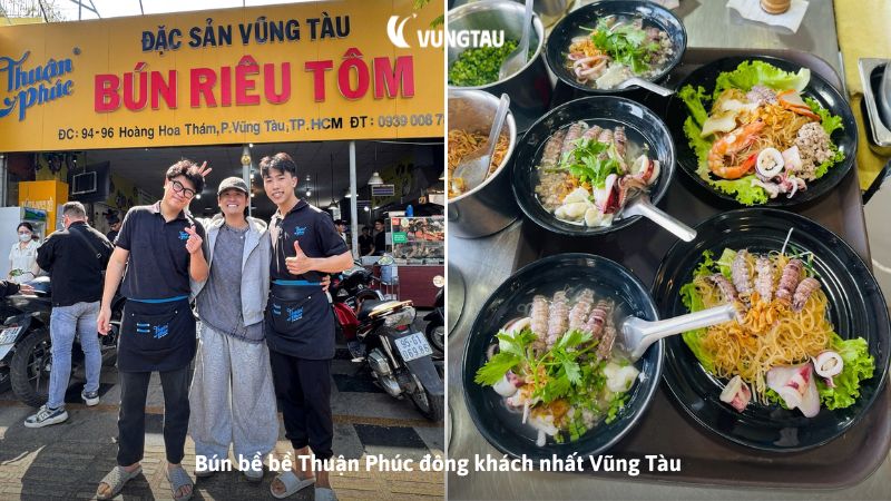 Bún bề bề Thuận Phúc đông khách nhất Vũng Tàu