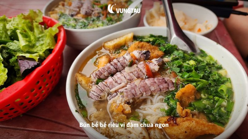 Bún bề bề riêu vị đậm chua ngon