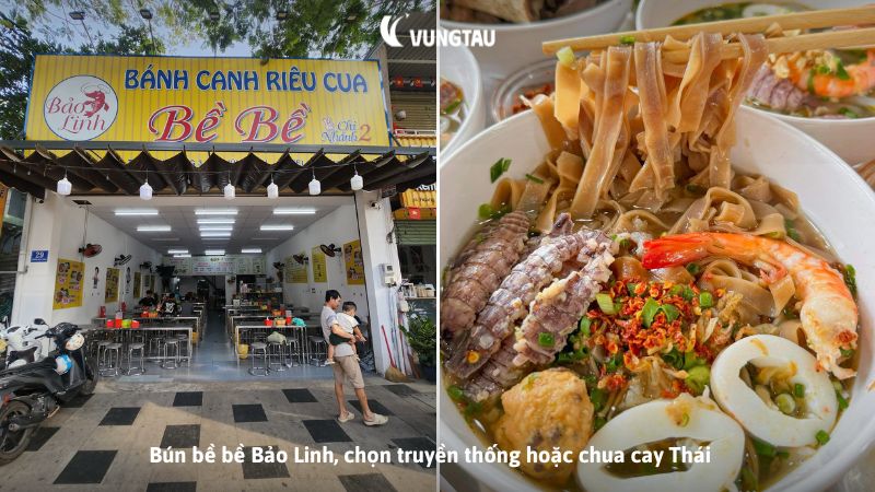 Bún bề bề Bảo Linh, chọn truyền thống hoặc chua cay Thái