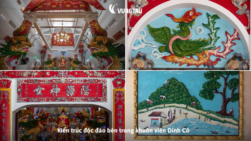 Kiến trúc độc đáo bên trong khuôn viên Dinh Cô