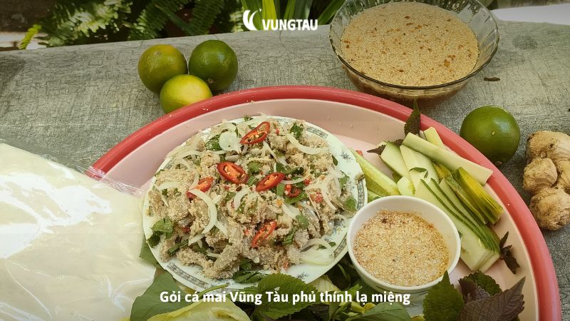 Gỏi cá mai Vũng Tàu phủ thính lạ miệng
