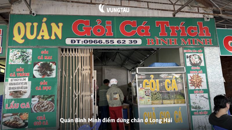 Quán Bình Minh điểm dừng chân ở Long Hải