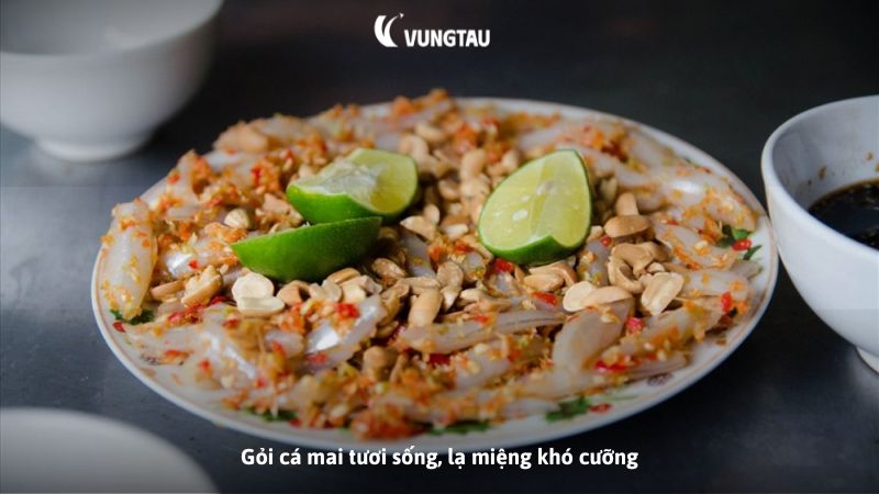 Gỏi cá mai tươi sống, lạ miệng khó cưỡng