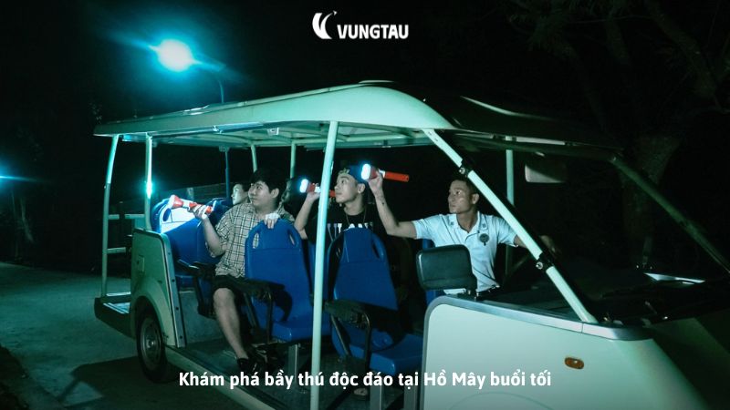 Khám phá bầy thú độc đáo tại Hồ Mây buổi tối