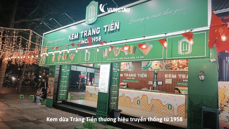 Kem dừa Tràng Tiền thương hiệu truyền thống từ 1958