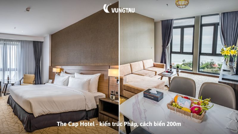 The Cap Hotel - kiến trúc Pháp, cách biển 200m