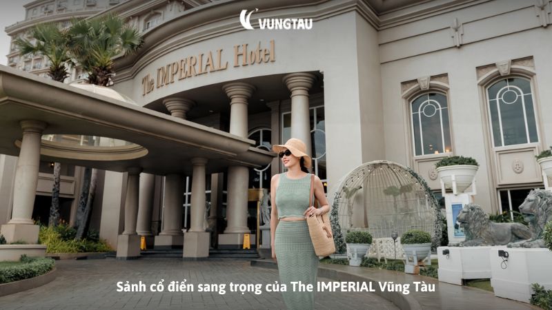Sảnh cổ điển sang trọng của The IMPERIAL Vũng Tàu
