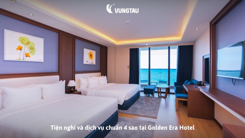 Tiện nghi và dịch vụ chuẩn 4 sao tại Golden Era Hotel
