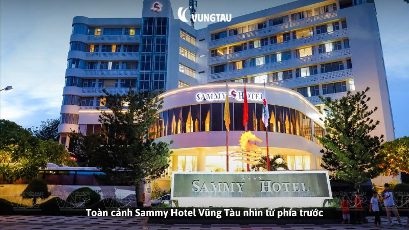 Toàn cảnh Sammy Hotel Vũng Tàu nhìn từ phía trước