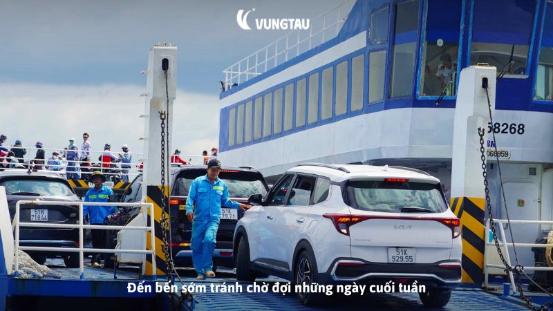 Khu vực chờ bến tàu cao tốc Cần Giờ thoáng rộng