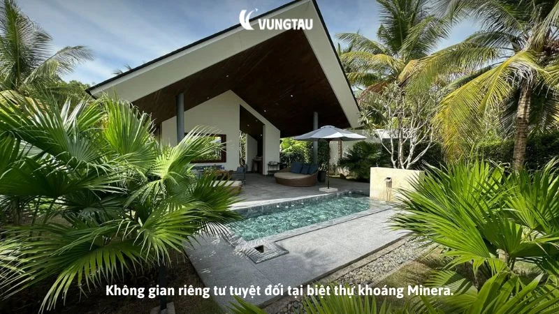Không gian riêng tư tuyệt đối tại biệt thự khoáng Minera.