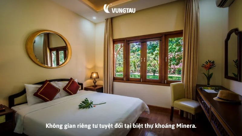 Không gian riêng tư tuyệt đối tại biệt thự khoáng Minera.