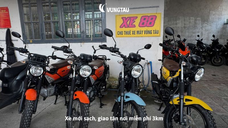 Xe mới sạch, giao tận nơi miễn phí 3km