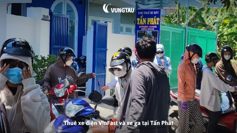 Thuê xe điện VinFast và xe ga tại Tấn Phát