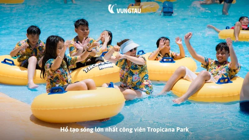 Hồ tạo sóng lớn nhất công viên Tropicana Park