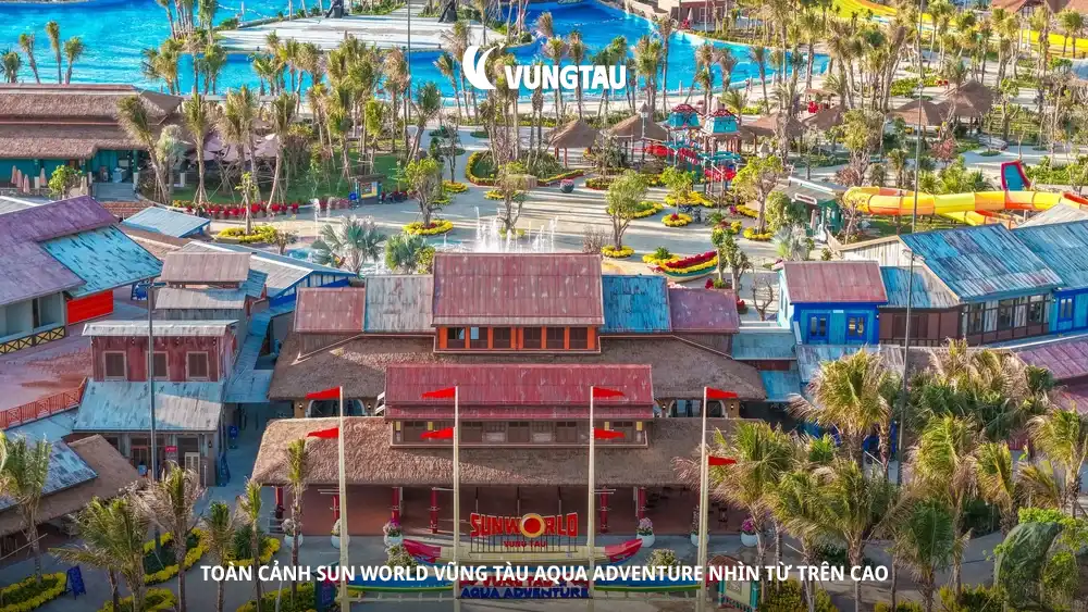 Toàn cảnh Sun World Vũng Tàu Aqua Adventure nhìn từ trên cao