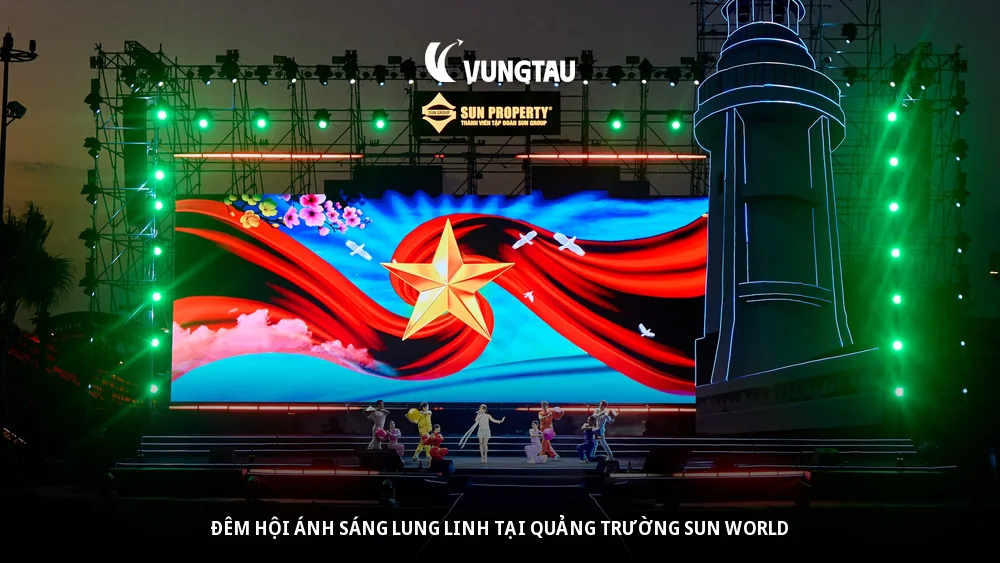 Đêm hội ánh sáng lung linh tại quảng trường Sun World