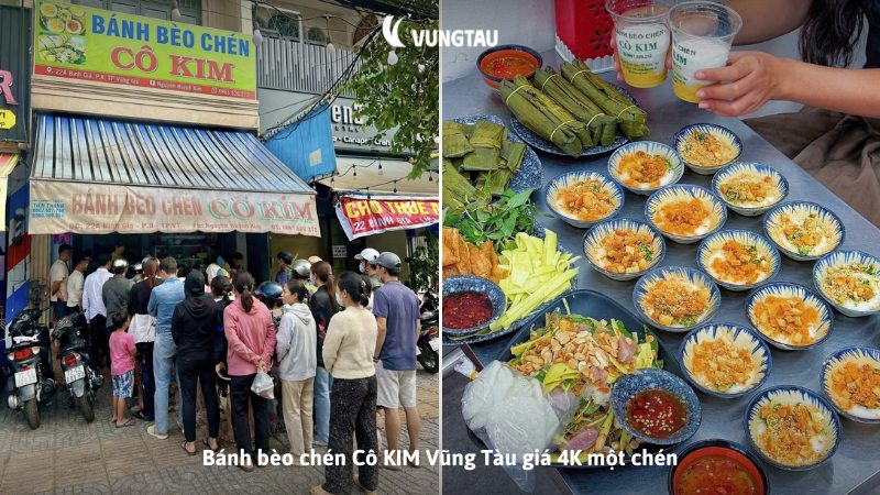 Bánh bèo chén Cô KIM Vũng Tàu giá 4K một chén