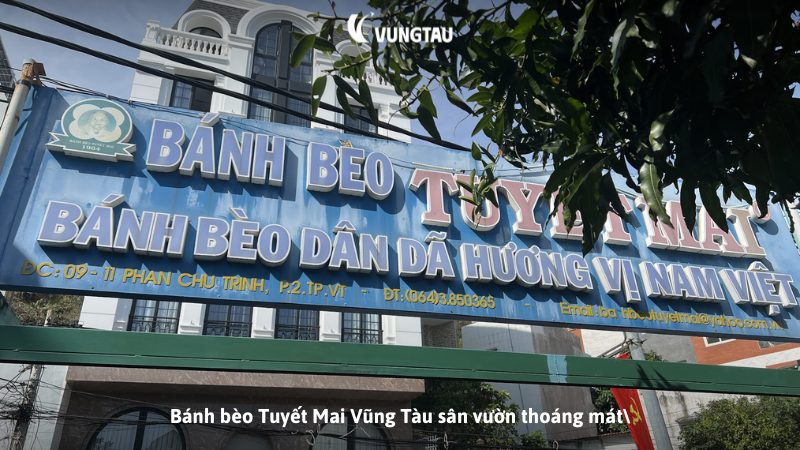 Bánh bèo Tuyết Mai Vũng Tàu sân vườn thoáng mát