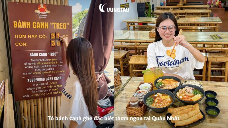 Tô bánh canh ghẹ đặc biệt thơm ngon tại Quận Nhất.