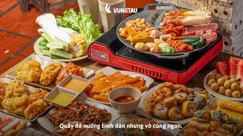 Quầy đồ nướng bình dân nhưng vô cùng ngon.