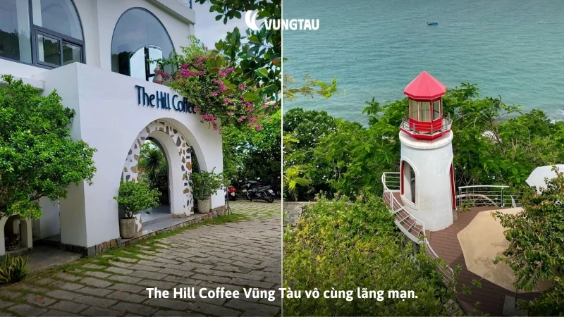 The Hill Cafe Vũng Tàu vô cùng lãng mạn.