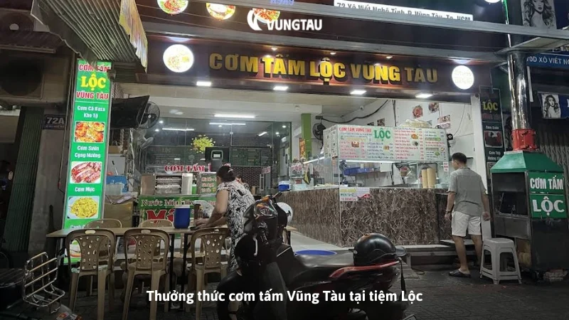 Thưởng thức cơm tấm Vũng Tàu tại tiệm Lộc