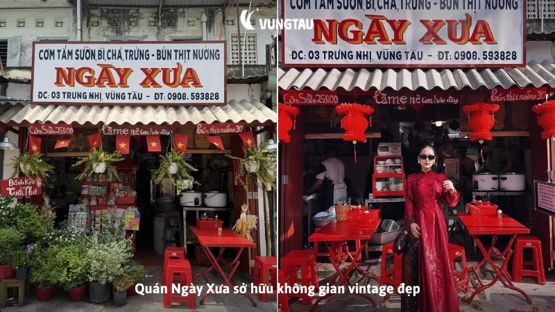 Quán Ngày Xưa sở hữu không gian vintage đẹp