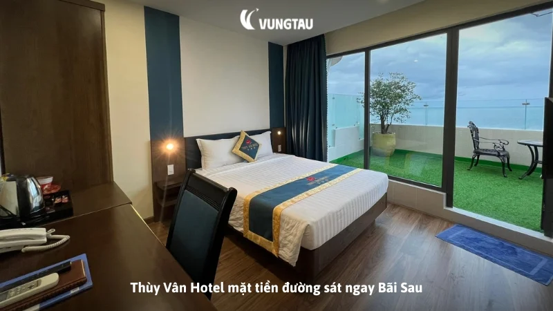Thùy Vân Hotel mặt tiền đường sát ngay Bãi Sau