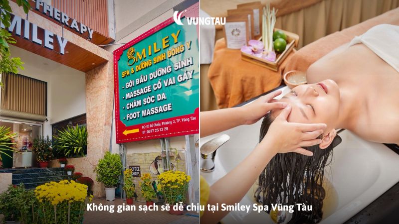 Không gian sạch sẽ dễ chịu tại Smiley Spa Vũng Tàu