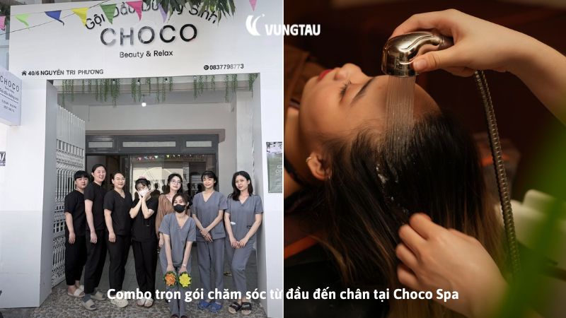 Combo trọn gói chăm sóc từ đầu đến chân tại Choco Spa