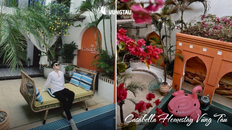 Không gian lưu trú tại Casabella Homestay Vũng Tàu