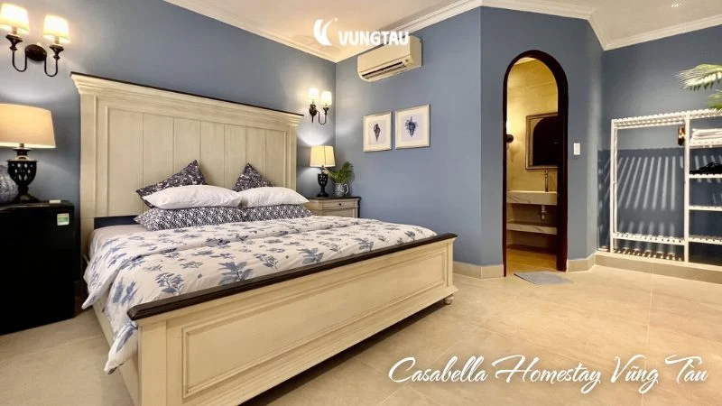 Không gian lưu trú tại Casabella Homestay Vũng Tàu