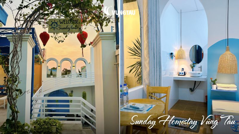 Không gian homestay Vũng Tàu gần biển tại Sunday