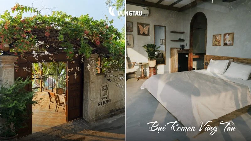 Không gian phòng view biển tại Bụi Roman Vũng Tàu