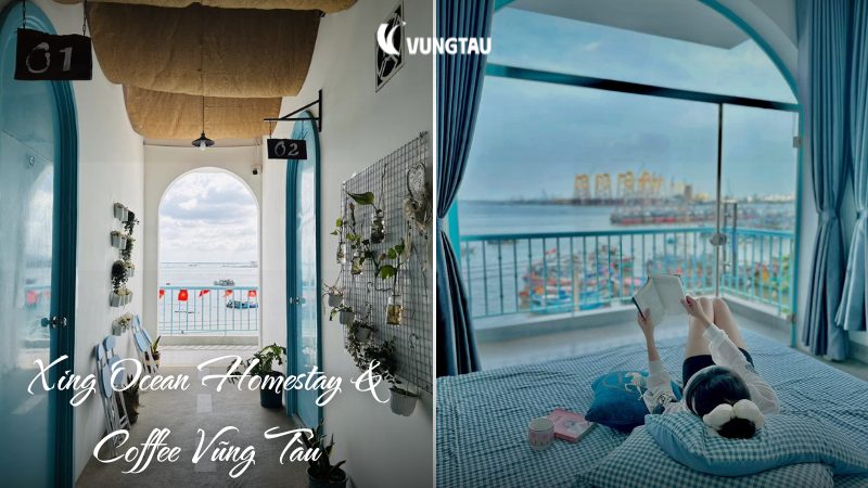 Không gian phòng và tầng thượng Xing Ocean Homestay