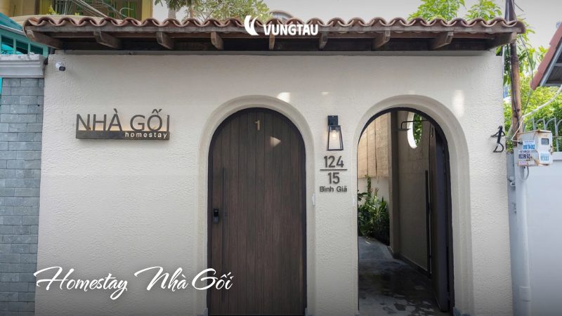 Không gian phòng và sân ngoài trời Homestay Nhà Gối