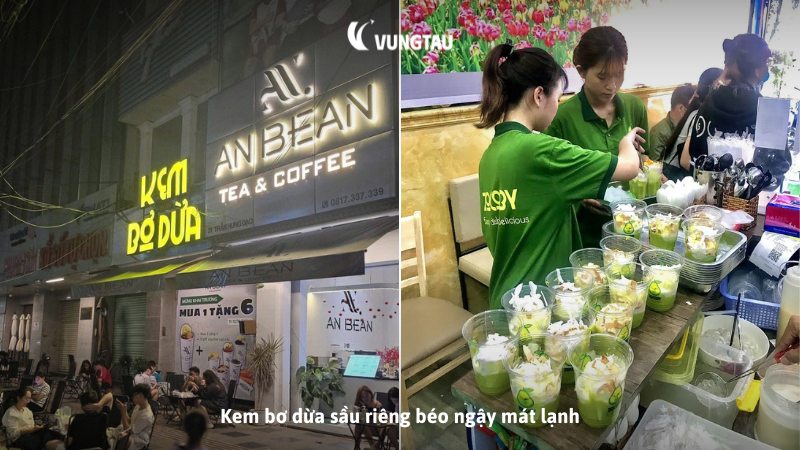 Kem bơ dừa sầu riêng béo ngậy mát lạnh