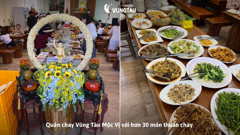 Buffet trưa thanh đạm đủ chất tại Minh Bảo