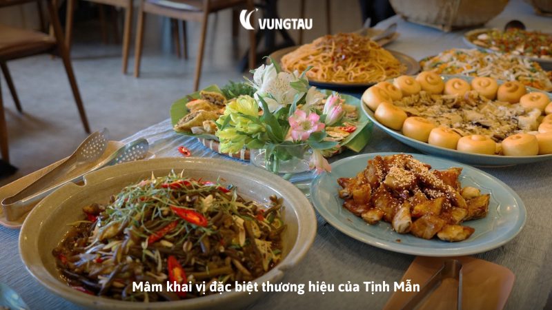 Mâm khai vị đặc biệt thương hiệu của Tịnh Mẫn