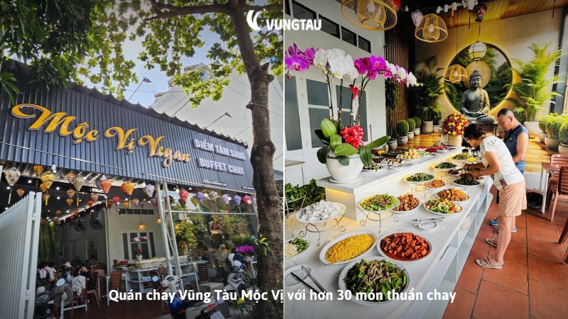 Quán chay Vũng Tàu Mộc Vị với hơn 30 món thuần chay