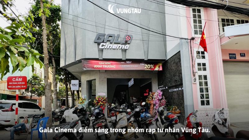 Gala Cinema điểm sáng trong nhóm rạp tư nhân Vũng Tàu.