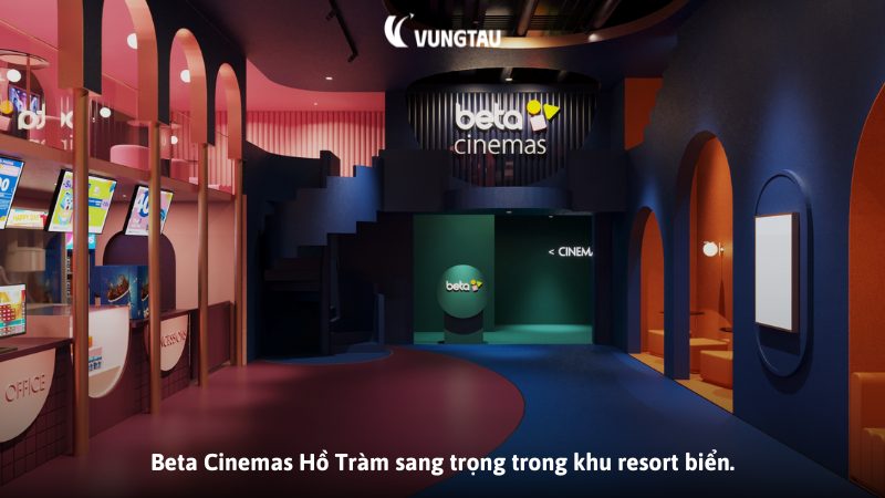 Beta Cinemas Hồ Tràm sang trọng trong khu resort biển.