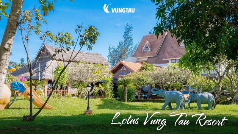 Lotus Vũng Tàu Resort, biệt thự 3 sao gần biển Thùy Vân